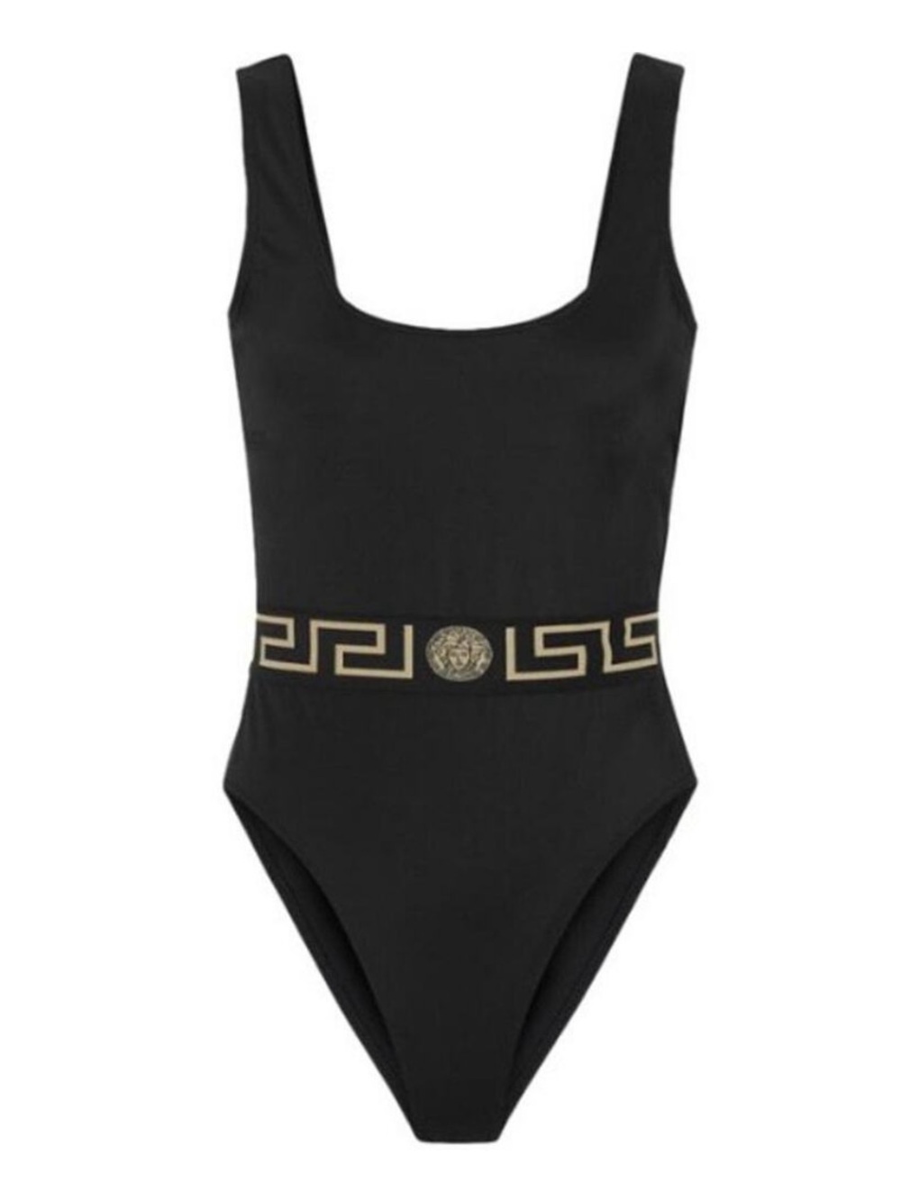 VERSACE Medusa Greca logo waist swimsuit